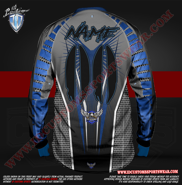 Maillot Paintball Junkies - Taille Large - Motif Crâne - Manches Longues