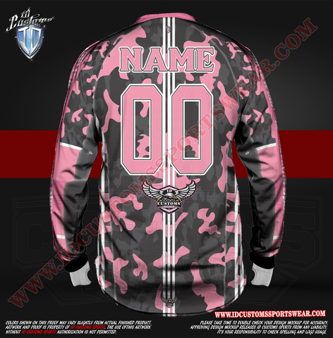 Custom Sports Wear Semi Pro Paintball Custom Sublimated Jersey Semi Pro Paintball Shirt Texas United States ID Custom Sports Wear Pro Paintball Full Custem Sublimated Jersey Reg Paintball Pro Paintball Pink Power Paintball Pro Shirt