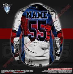 Custom Sports Wear Semi Pro Paintball Custom Sublimated Jersey Semi Pro Paintball Shirt Texas United States ID Custom Sports Wear Pro Paintball Full Custem Sublimated Jersey Reg Paintball Pro Paintball RWB Paintball Pro Shirt