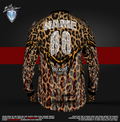 Custom Sports Wear Semi Pro Paintball Custom Sublimated Jersey Semi Pro Paintball Shirt Texas United States ID Custom Sports Wear Pro Paintball Full Custem Sublimated Jersey Reg Paintball Pro Paintball WW3 Leopard Paintball Shirt