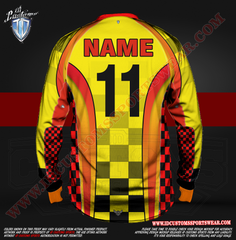 Custom Sports Wear Semi Pro Paintball Custom Sublimated Jersey Semi Pro Paintball Shirt Texas United States ID Custom Sports Wear Pro Paintball Full Custem Sublimated Jersey Reg Paintball Pro Paintball Yellow red Racer Paintball Pro Shirt