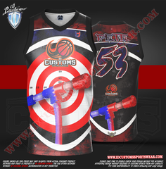 Basketball Full Sublimation Shirts Custom Sports Wear Semi Pro Paintball Custom Sublimated Jersey Semi Pro Paintball Shirt Texas United States ID Custom Sports Wear Pro Paintball Full Custem Sublimated Jersey Basketball Custom Jersey Target