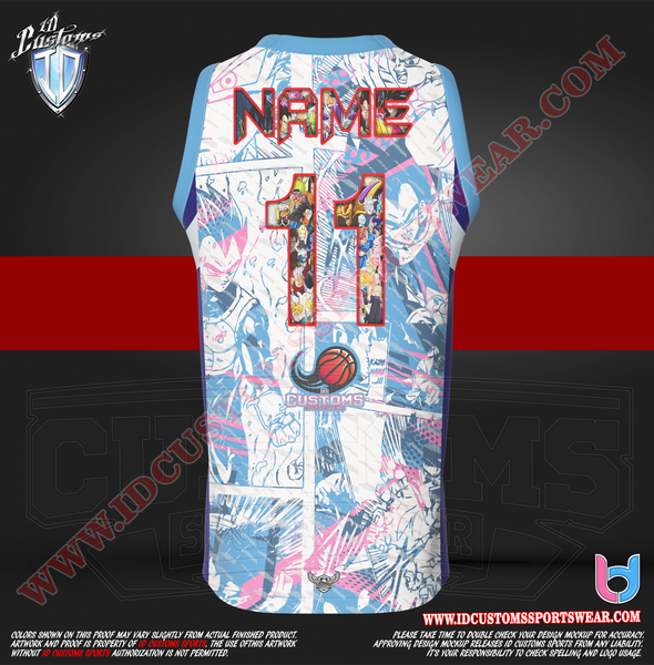37 Dragon B Basketball Custom Jersey – ID Customs SportsWear