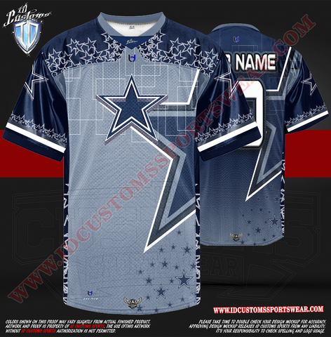 USA ID Custom Sports Wear Semi Pro Paintball Custom Sublimated Jersey Semi Pro Paintball Shirt Texas United States ID Custom Sports Wear Pro Paintball Full Custem Sublimated Jersey Reg Paintball Cowboys American Football