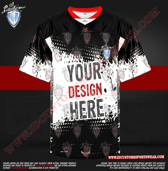 USA ID Custom Sports Wear Semi Pro Paintball Custom Sublimated Jersey Semi Pro Paintball Shirt Texas United States ID Custom Sports Wear Pro Paintball Full Custem Sublimated Jersey Reg Paintball Your Design American Football