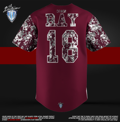 ID Custom Sports Wear Baseball Custem Sublimated Jersey Aggies Baseball Shirt 
