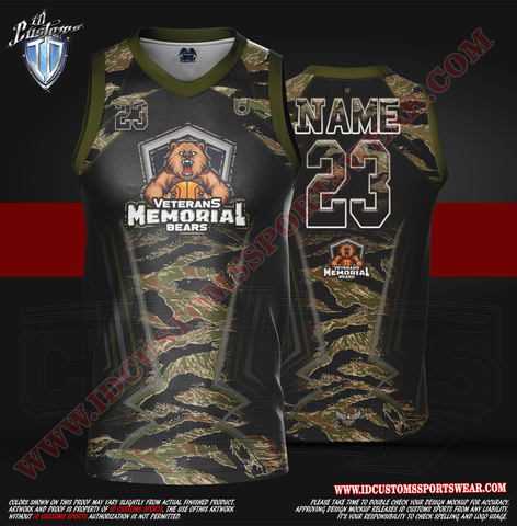 Bears LTX Basketball Custom Jersey