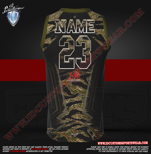 3 The Tiger Basketball Custom Jersey – ID Customs SportsWear
