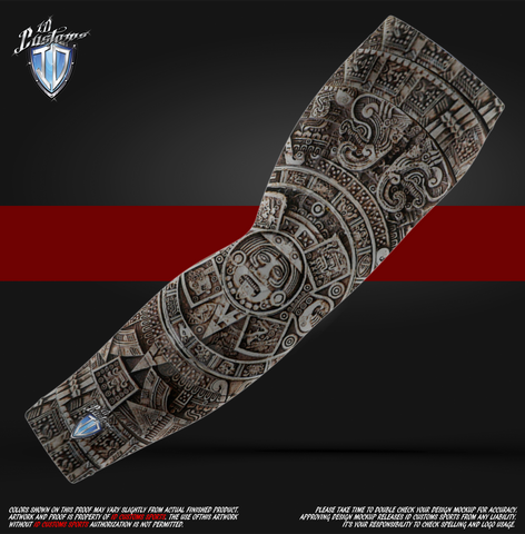 ID Custom Sports Wear Pro Paintball Custom Sublimated Aztec Arm Sleeves