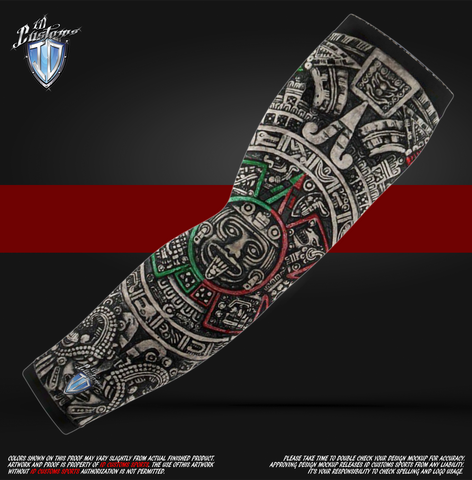 ID Custom Sports Wear Pro Paintball Custom Sublimated Aztec 2 Arm Sleeves