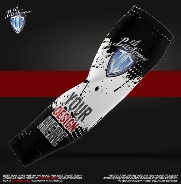 ID Custom Sports Wear Pro Paintball Custom Sublimated  Arm Sleeves