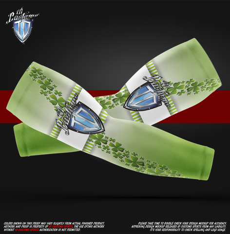 ID Custom Sports Wear  Custem Sublimated St Patrick Arm Sleeves