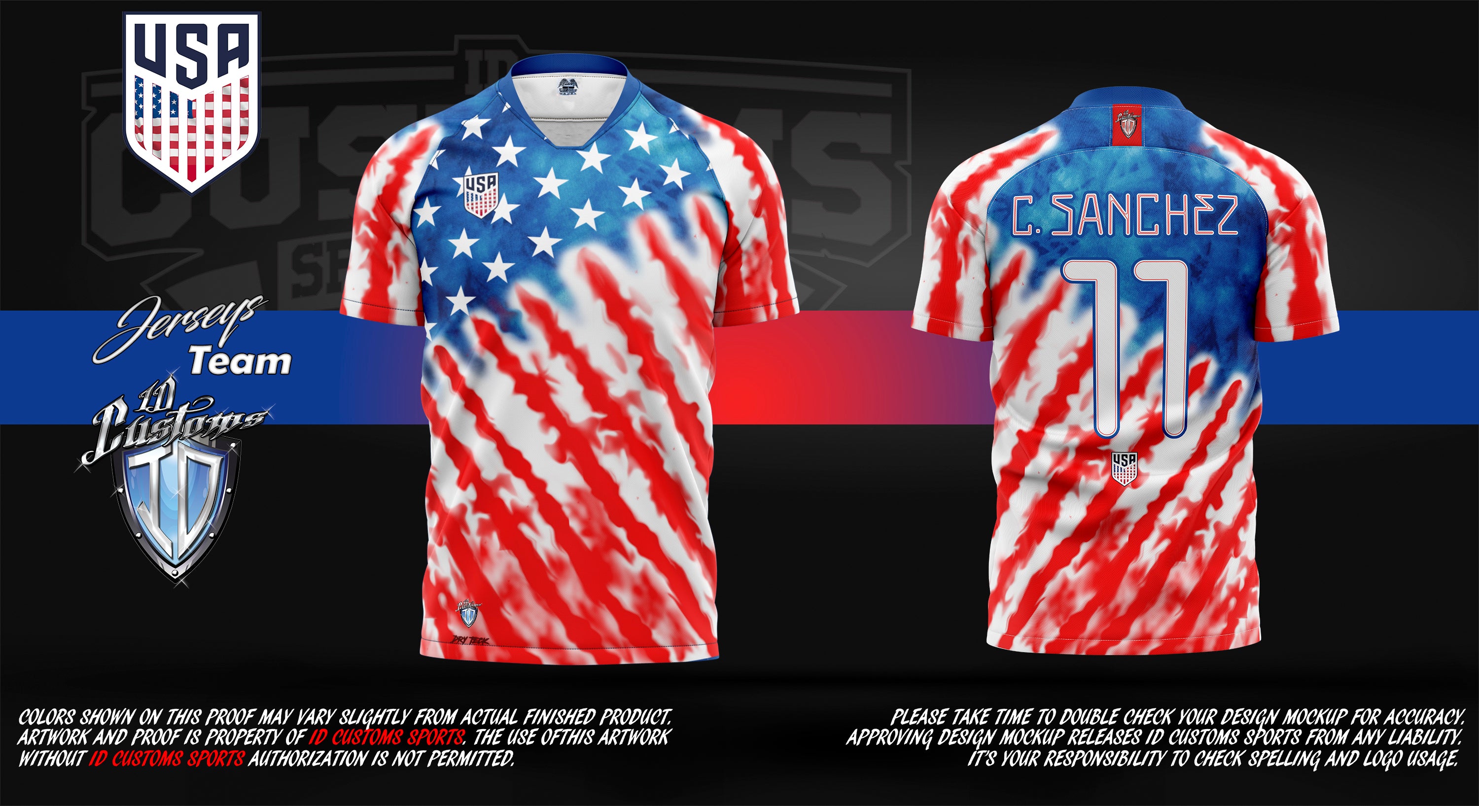 usa national team uniform