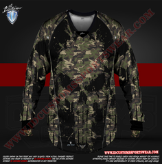 USA ID Custom Sports Wear Semi Pro Paintball Custom Sublimated Jersey Semi Pro Paintball Shirt Texas United States ID Custom Sports Wear Pro Paintball Full Custem Sublimated Jersey Reg Paintball Punish Them G Camo