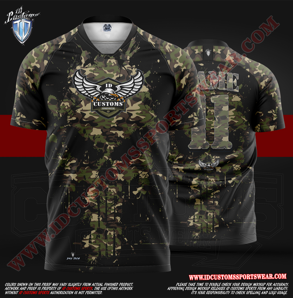 USA ID Custom Sports Wear Semi Pro Paintball Custom Sublimated Jersey Semi Pro Paintball Shirt Texas United States ID Custom Sports Wear Pro Paintball Full Custem Sublimated Jersey Soccer Rangla Punish Them G Camo