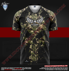 USA ID Custom Sports Wear Semi Pro Paintball Custom Sublimated Jersey Semi Pro Paintball Shirt Texas United States ID Custom Sports Wear Pro Paintball Full Custem Sublimated Jersey Soccer Rangla Punish Them G Camo