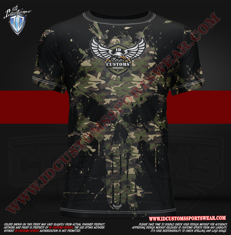 USA ID Custom Sports Wear Full Custem Sublimated Jersey Tshirt T-ShirtShirt Texas United States ID Custom Sports Wear Full Custem Sublimated Jersey Tshirt T-Shirt Punish Them G Camo