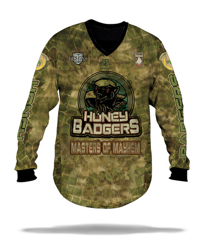 Honey Badgers  T-Shert LS
