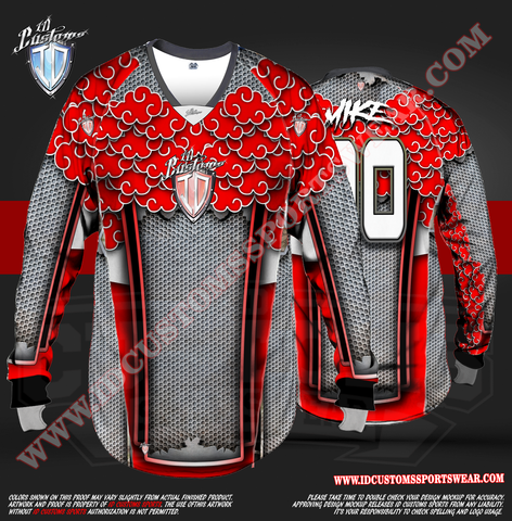 The Cloud Custom Sports Wear Semi Pro Paintball Custom Sublimated Jersey Semi Pro Paintball Shirt Texas United States