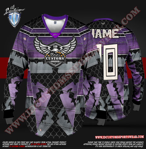 Cut Me Deep ID Custom Sports Wear Semi Pro Paintball Custom Sublimated Jersey Semi Pro Paintball Shirt Texas United States