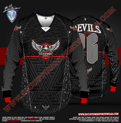 ID Custom Sports Wear Pro Paintball Custom Sublimated Jersey Pro Paintball Shirt 