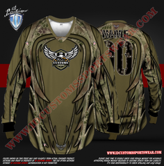 ID Custom Sports Wear Pro Paintball Custom Shirt Sublimated Jersey ID Custom SportsWear Pro Paintball Custom Shirt Sublimated Jersey Pro Paintball Shirt Full Custom Made In The USA