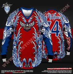 ID Custom Sports Wear Pro Paintball Custom Sublimated Jersey Pro Paintball Shirt 