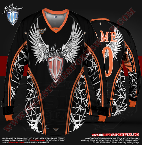 USA ID Custom Sports Wear Semi Pro Paintball Custom Sublimated Jersey Semi Pro Paintball Shirt Texas United States ID Custom Sports Wear Pro Paintball Full Custem Sublimated Jersey Reg Paintball Just Fly