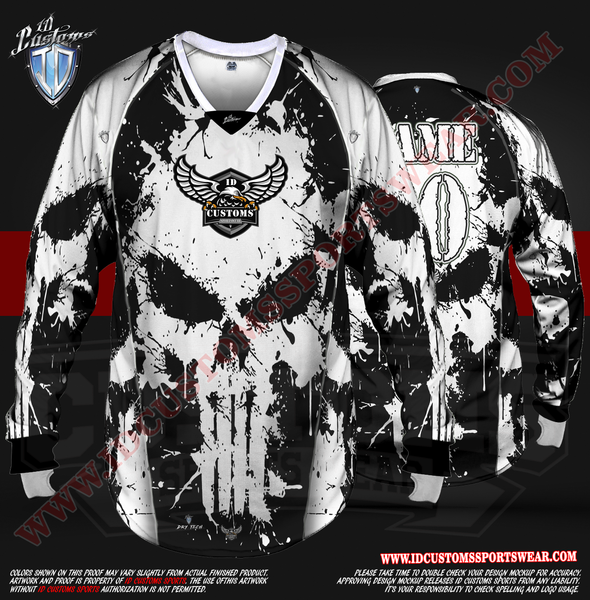 Punish Them ID Custom Sports Wear Semi Pro Paintball Custom Sublimated Jersey Semi Pro Paintball Shirt Texas United States