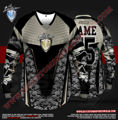 Skull ID Custom Sports Wear Semi Pro Paintball Custom Sublimated Jersey Semi Pro Paintball Shirt Texas United States