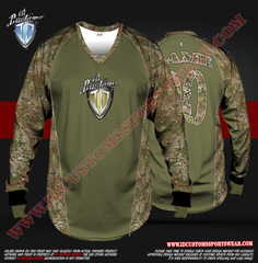 ID Custom Sports Wear Pro Paintball Custom Sublimated Jersey Pro Paintball Shirt 