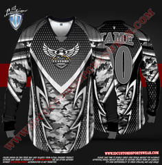 ID Custom Sports Wear Pro Paintball Custom Sublimated Jersey Pro Paintball Shirt 