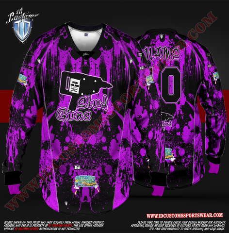 ID Custom Sports Wear Pro Paintball Custom Sublimated Jersey Pro Paintball Shirt 