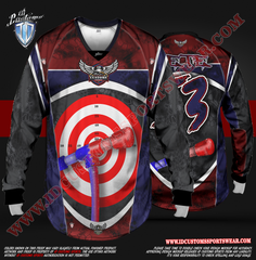 ID Custom Sports Wear Pro Paintball Custom Sublimated Jersey Pro Paintball Shirt 