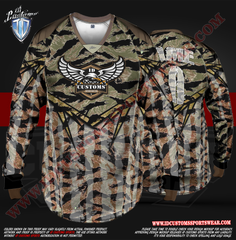 WW3 ID Custom Sports Wear Semi Pro Paintball Custom Sublimated Jersey Semi Pro Paintball Shirt Texas United States