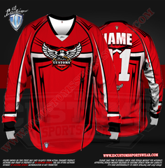 The Mask ID Custom Sports Wear Semi Pro Paintball Custom Sublimated Jersey Semi Pro Paintball Shirt Texas United States