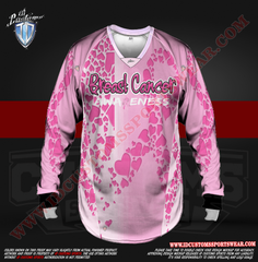 Breast Cancer Awareness ID Custom Sports Wear Semi Pro Paintball Custom Sublimated Jersey Semi Pro Paintball Shirt Texas United States