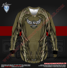 Destroy ID Custom Sports Wear Semi Pro Paintball Custom Sublimated Jersey Semi Pro Paintball Shirt Texas United States