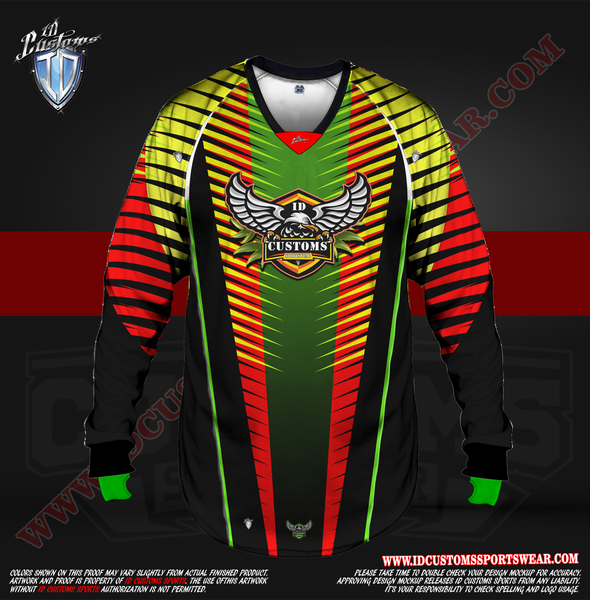 USA ID Custom Sports Wear Semi Pro Paintball Custom Sublimated Jersey Semi Pro Paintball Shirt Texas United States ID Custom Sports Wear Pro Paintball Full Custem Sublimated Jersey Reg Paintball Pro Paintball 