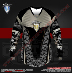 Skull ID Custom Sports Wear Semi Pro Paintball Custom Sublimated Jersey Semi Pro Paintball Shirt Texas United States