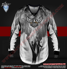 USA ID Custom Sports Wear Semi Pro Paintball Custom Sublimated Jersey Semi Pro Paintball Shirt Texas United States ID Custom Sports Wear Pro Paintball Full Custem Sublimated Jersey Reg Paintball Pro Paintball 