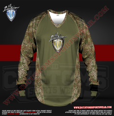 Soldier 01 ID Custom Sports Wear Semi Pro Paintball Custom Sublimated Jersey Semi Pro Paintball Shirt Texas United States