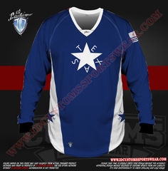Texas ID Custom Sports Wear Semi Pro Paintball Custom Sublimated Jersey Semi Pro Paintball Shirt Texas United States