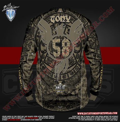 Michigan Immortals ID Custom Sports Wear Semi Pro Paintball Custom Sublimated Jersey Semi Pro Paintball Shirt Texas United States