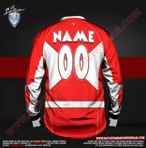 USA ID Custom Sports Wear Semi Pro Paintball Custom Sublimated Jersey Semi Pro Paintball Shirt Texas United States ID Custom Sports Wear Pro Paintball Full Custem Sublimated Jersey Reg Paintball Red Ranger 
