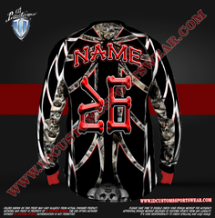 Soul Taker ID Custom Sports Wear Semi Pro Paintball Custom Sublimated Jersey Semi Pro Paintball Shirt Texas United States