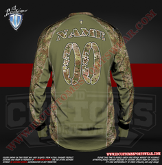 Soldier 01 ID Custom Sports Wear Semi Pro Paintball Custom Sublimated Jersey Semi Pro Paintball Shirt Texas United States