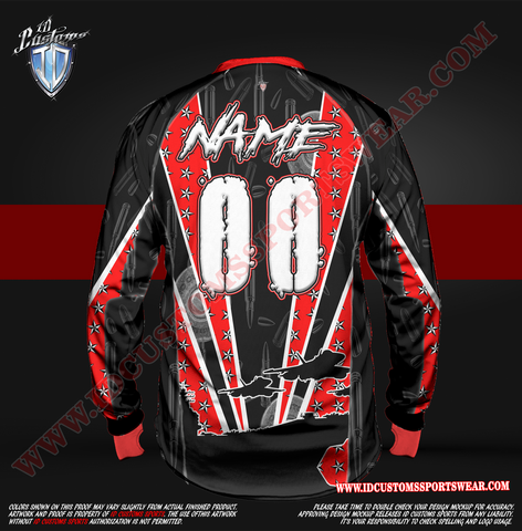 USA ID Custom Sports Wear Semi Pro Paintball Custom Sublimated Jersey Semi Pro Paintball Shirt Texas United States ID Custom Sports Wear Pro Paintball Full Custem Sublimated Jersey Reg Paintball WAR GAME 