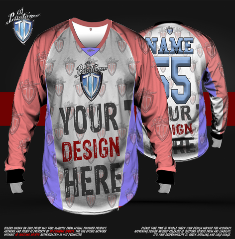 ID Custom Sports Wear Pro Paintball Custem Sublimated Jersey Pro Paintball Shirt Your Design Here