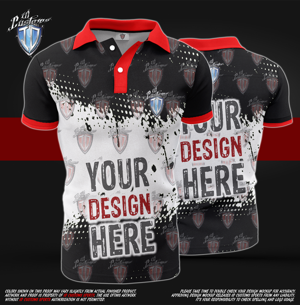 A Polo Shirt Your Design Here